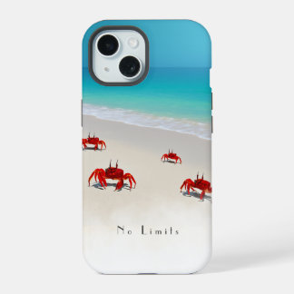 Sin límites — iPhone 15 Funda duro 4 cangrejos