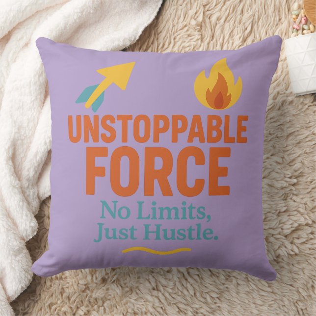 Sin Límites, Solo Empeño | Almohada Motivacional (Manta)