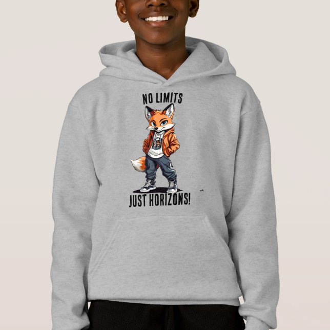 Sin Límites, Sudadera con Capucha Fox Kids (Anverso)