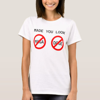 Sin MAGA ni DOGE Camisa de protesta de las mujeres