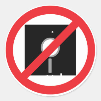 Sin Pegatina de Floppies