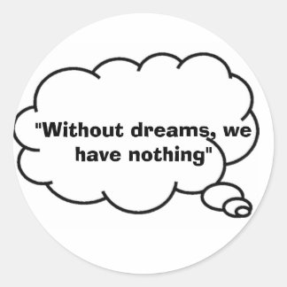 sin pegatina de sueños