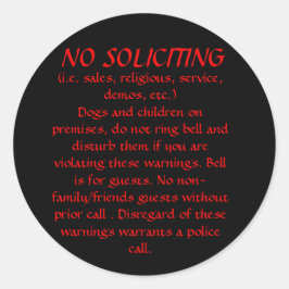 SIN pegatina SOLICITANTE (Negro)