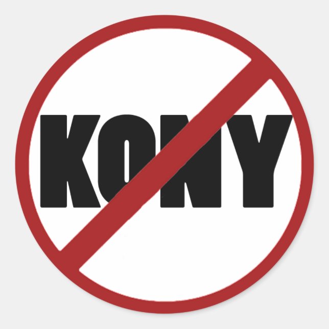 Sin Pegatinas Kony (Anverso)