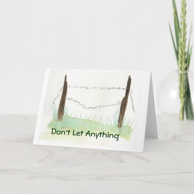 Sin retenciones - Tarjeta de graduación (Anverso)