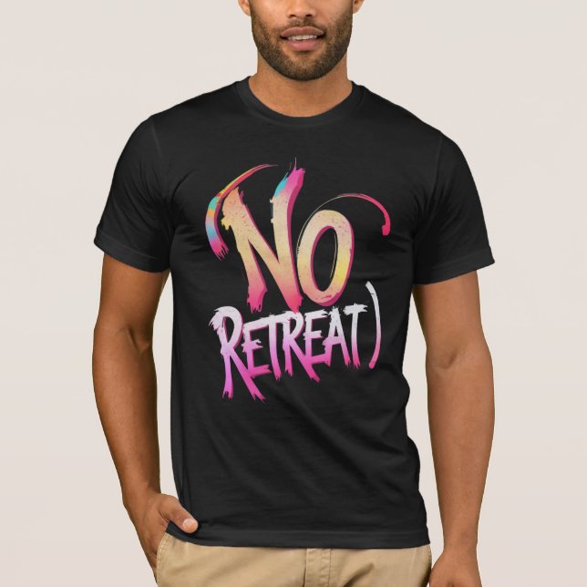 Sin retractación Graffiti Camiseta Audaz Calle Urb (Anverso)