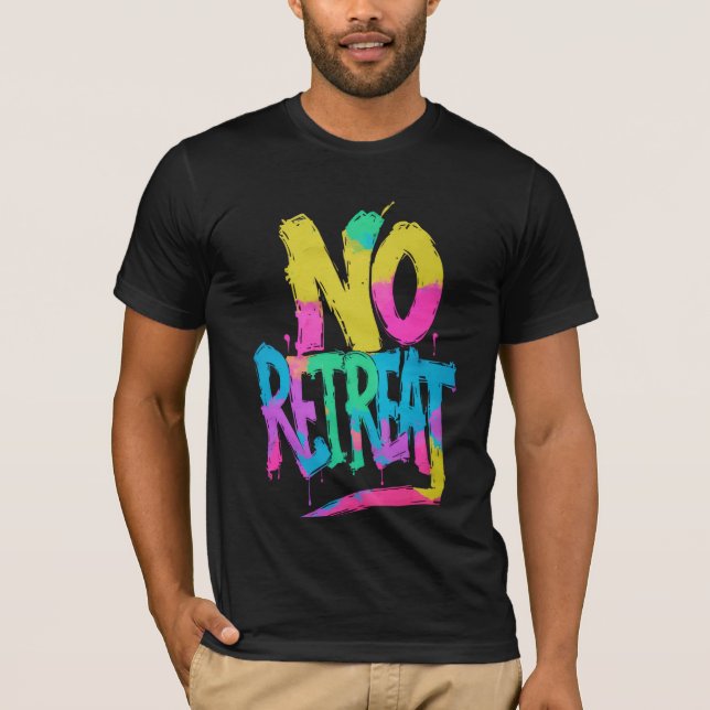 Sin retractación Graffiti Camiseta Audaz Calle Urb (Anverso)