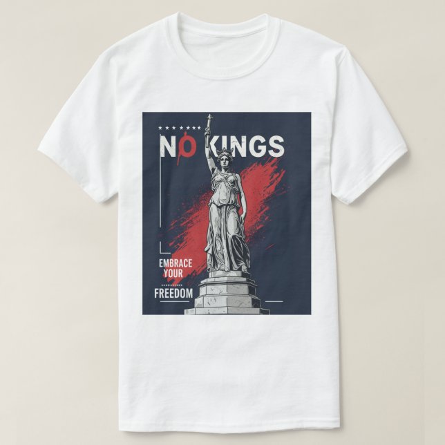 Sin reyes - Acepta tu camiseta de la libertad (Diseño del anverso)
