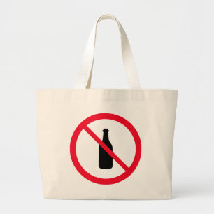 Sin Rótulo de círculo rojo alcohólico Bolsa Jumb
