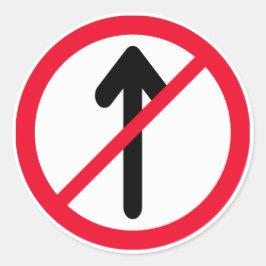 Sin Rótulo de entrada por carretera | Pegatinas de