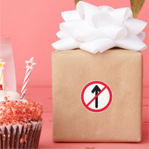 Sin Rótulo de entrada por carretera   Pegatinas de