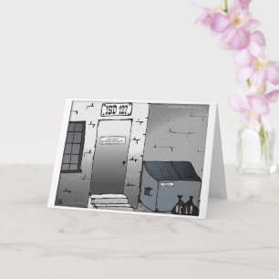 Sin salida de reingreso sólo tarjeta de felicitaci