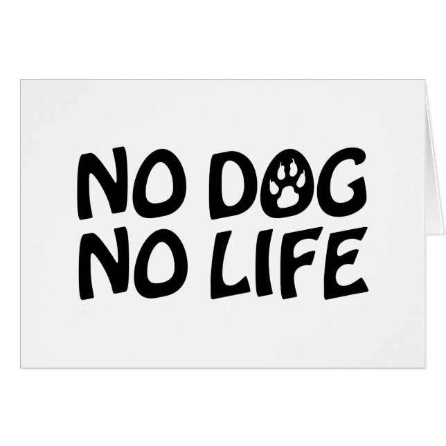 SIN TARJETA DE VIDA DE PERRO (Anverso (Horizontal))