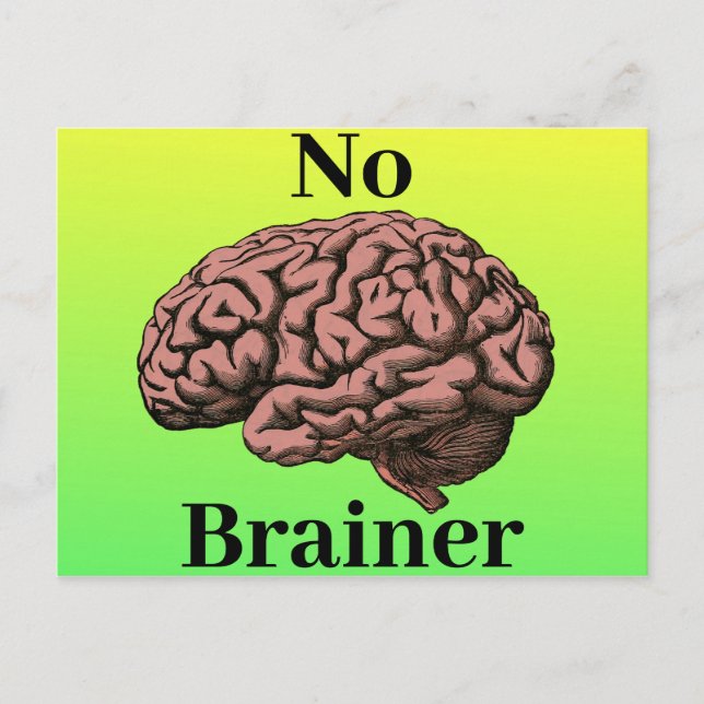 Sin tarjeta postal del cerebro (Anverso)