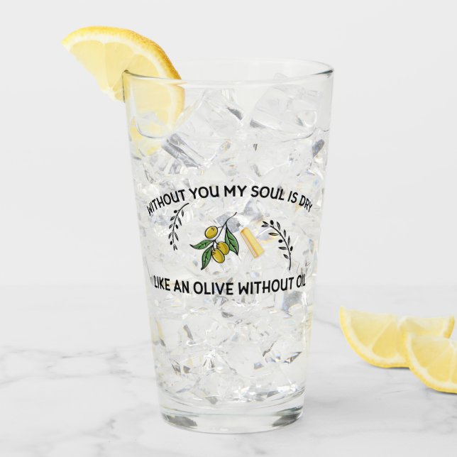 Sin ti el alma se seca como una oliva sin aceite (Anverso (hielo))