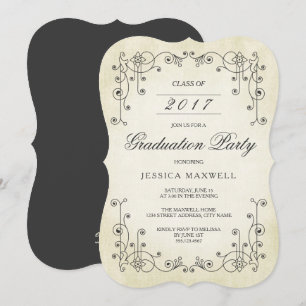 Sin tiempo   Invitación a la fiesta de graduación