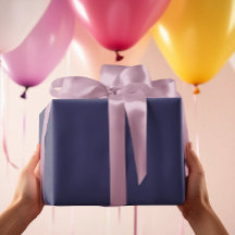 Sin tiempo - Papel de regalo Azul añil