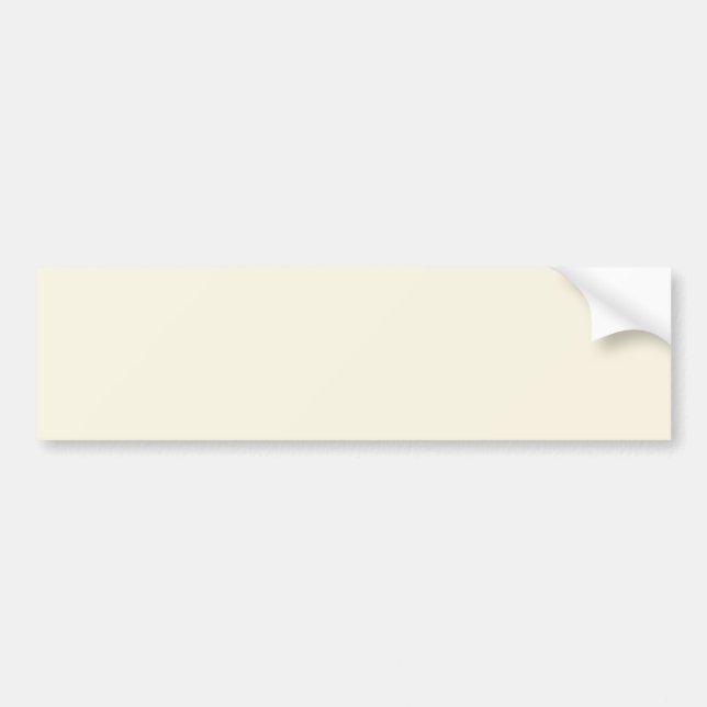 Sin tiempo - Pegatina del parachoques blanco crema (Frente)