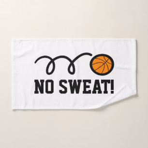 Sin toalla deportiva para el jugador de baloncesto