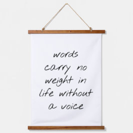 Sin Un Tapiz De Muro De Madera De Voz