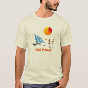 Sin zingles ~ Camiseta de energía solar
