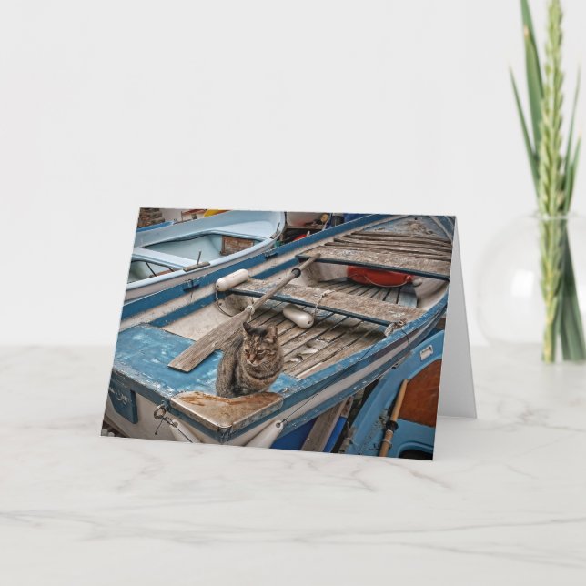 Sinbad the Sailor Cat - Tarjeta de saludo (Anverso)