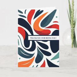 Sincera opción 1 de tarjeta "Gracias por ser tú"