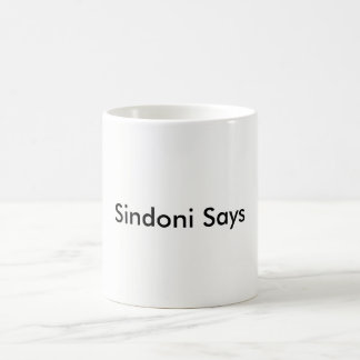 Sindoni dice la taza