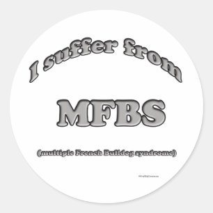 Síndrome de Bulldog francés - Pegatina