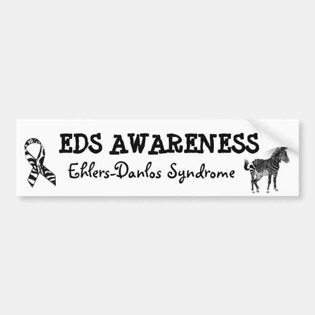 Síndrome de Ehlers-Danlos Sensibilización Pegatina (Frente)