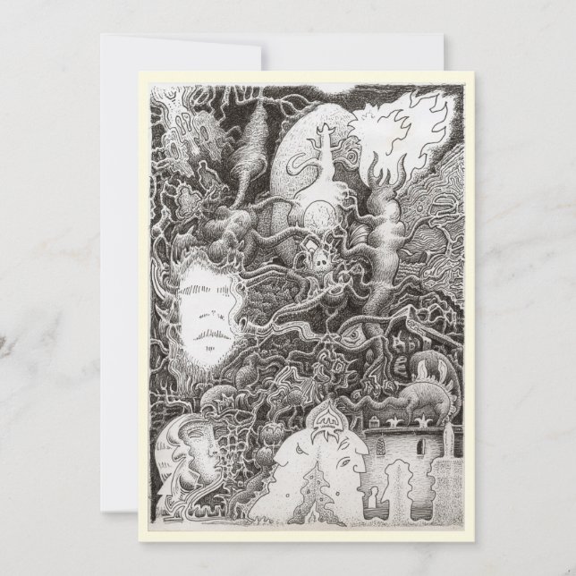 Síndrome de Mindsucker, por Brian Benson Flat Card (Anverso)