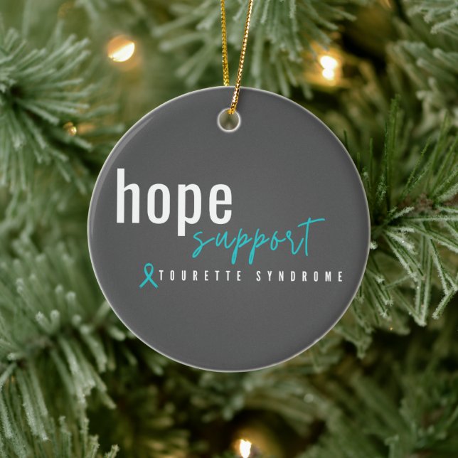 síndrome de tourette. apoyo de esperanza. Adornos (Árbol)