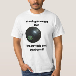 Síndrome del bowling en césped divertido, camiseta