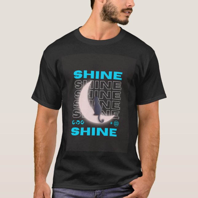 "Sine Wave Serenity: Camiseta de diseño único" (Anverso)