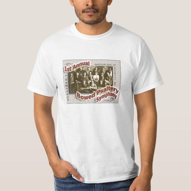 Sinfonía arqueada del salterio - camiseta del (Anverso)