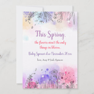 Sinfonía de la Invitación del embarazo de color