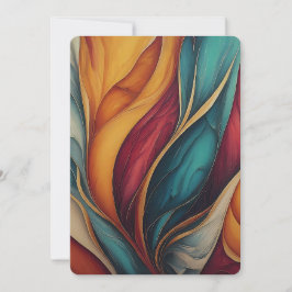 "Sinfonía de tonos" Colorida tarjeta de regalo + P