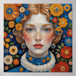 Sinfonía del Poster de Flores | Arte mural maximal