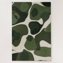 Sinfonía Esmeralda | Rompecabezas Abstracto Orgáni