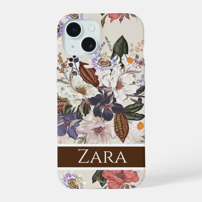 Sinfonía floral tropical personalizada (Reverso )