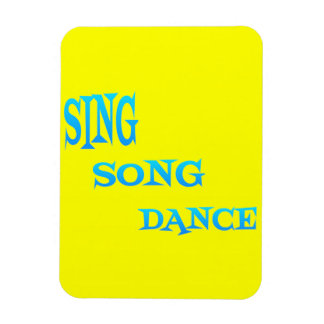 Sing Song Dance Art flexi imán