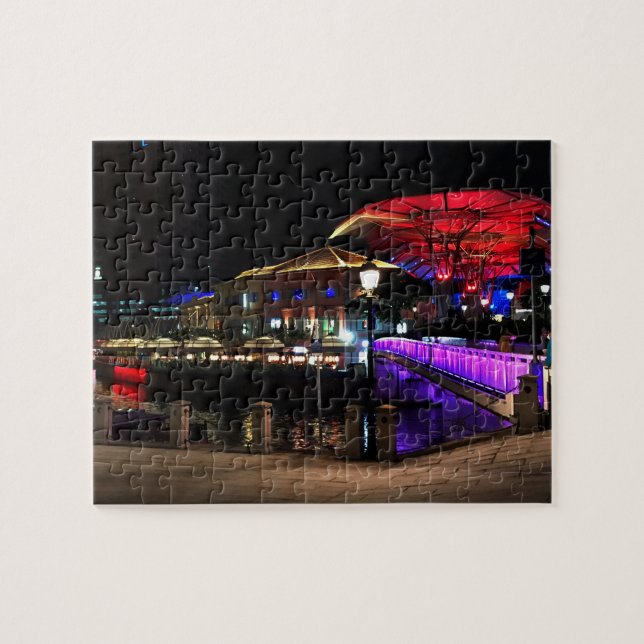 Singapur Clarke Quay #7-2 Rompecabezas (Horizontal)