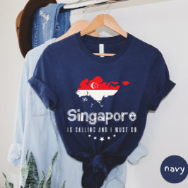 Singapur Está Llamando Y Debo Ir De Camiseta
