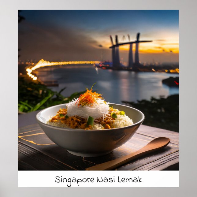 Singapur Nasi Lemak - Impresión de archivos (Frente)