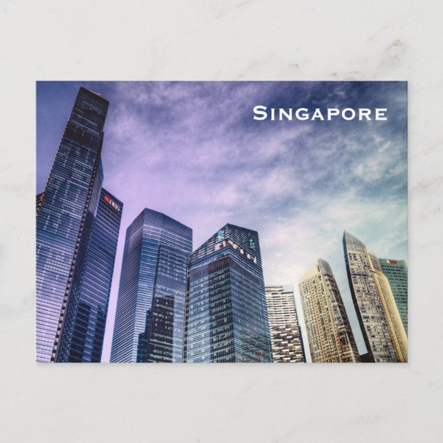Singapur: Viajes por turismo añaden postal (Anverso)