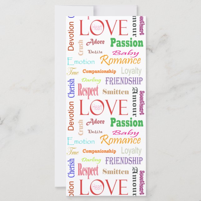 Sinónimos de amor de Shirley Taylor (Anverso)