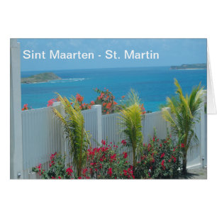 Sint Maarten - Parque marino azul del océano St. M