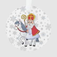 Sinterklaas y su ornamento del caballo blanco