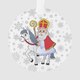 Sinterklaas y su ornamento del caballo blanco