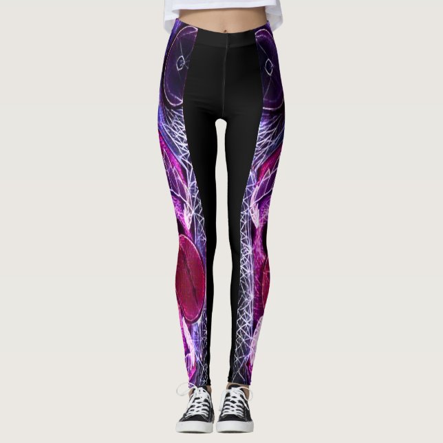 Síntesis de Raver Rave Fiestas Leggings (Anverso)